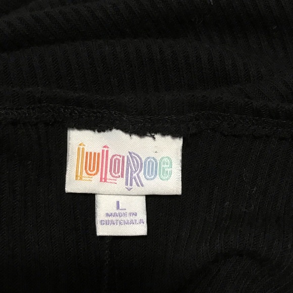 🚫SOLD🚫 LuLaRoe Black Ribbed Joy Duster Vest - Picture 6 of 7